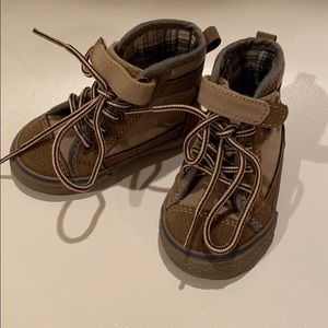 Beige baby high tops